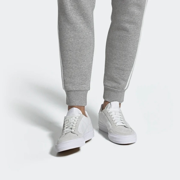 adidas Continental Vulc Shoes Cloud White - Picture 2 of 6